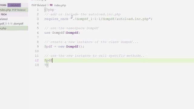 HTML to PDF using DOMPDF Library| PHP | without composer [DOMPDF 1.1.1] смотреть онлайн