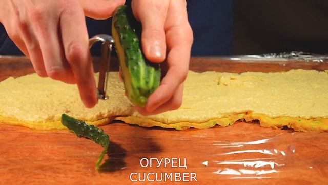 #23 Рулет Из Омлета (Холодная Закуска) "Простые, Вкусные, Быстрые, Рецепты" | VANDA culinary смотреть онлайн