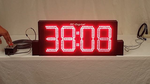 DC 80T UP TERM Large Outdoor Machine Change Over Count Up Timer with 3 Press 40mm Palm Switch смотреть онлайн