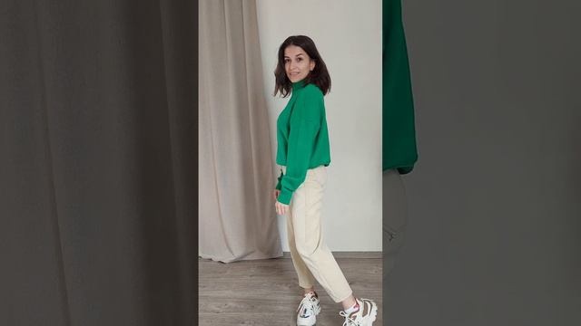 Зелёный свитер с Алиэкспресс/Распродажа 1111