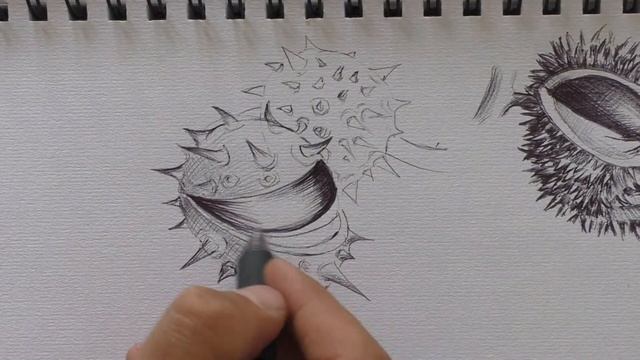 Рисование каштана смотреть онлайн