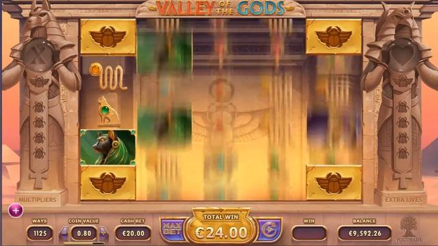 Valley of the gods - Feature game triggered 3 times смотреть онлайн