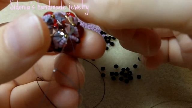 How To Make A Beaded Bead - Free And Easy Beading Tutorial By Sidonia's Handmade Jewelry