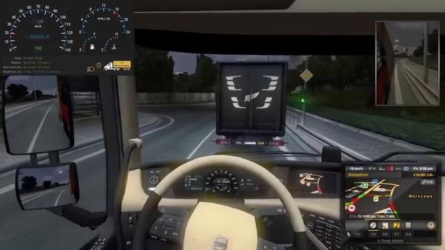Euro Truck Simulator 2 - Telemetry SDK Testing (HTML5 Based Dashboard) смотреть онлайн