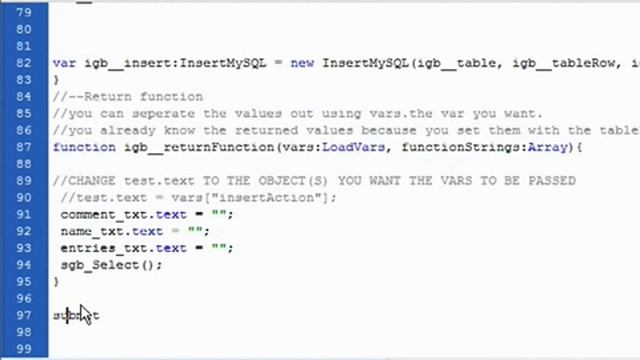 Flash guest book front end part 2 - flash, PHP, MySQL смотреть онлайн