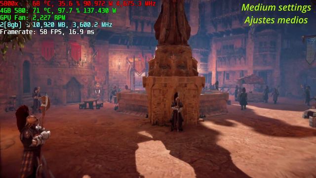 Horizon Zero Dawn Rx 580 4gb + 5800x | All settings 1080p | Fps test | 2021 смотреть онлайн