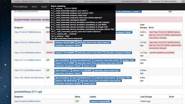 Monitoring Windows Server containers on Kubernetes with Prometheus and Sonar смотреть онлайн