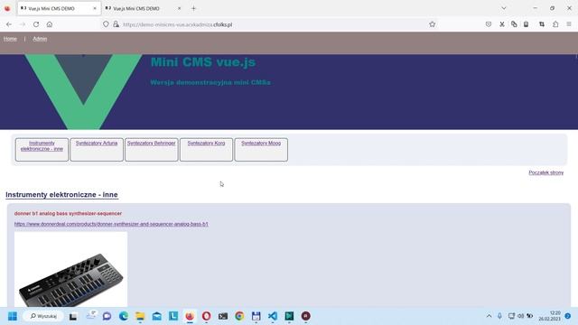 Mini CMS Vue.js - Router - Axios - Get - Post смотреть онлайн
