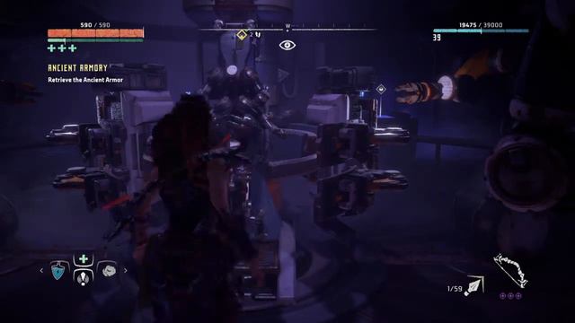 Horizon Zero Dawn power cell puzzle Ancient Armory Quest смотреть онлайн
