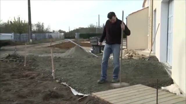 Пример подготовки основания под тротуарную плитку смотреть онлайн