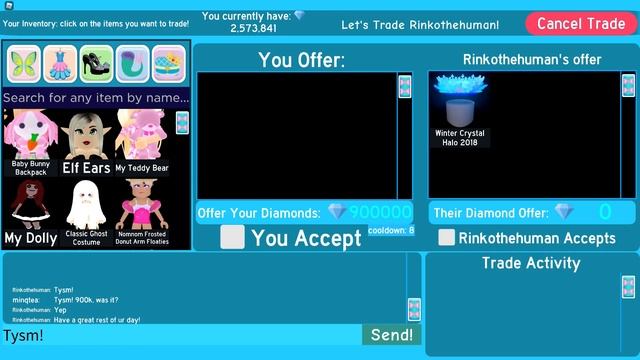 Halo trading in rich royale high servers￼ + getting 7 halos *successful trades only* (Royale High) смотреть онлайн