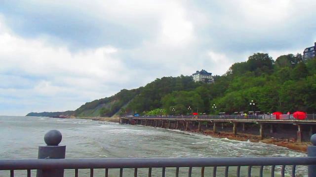Светлогорск - курорт: пляж и прогулочный мол. смотреть онлайн