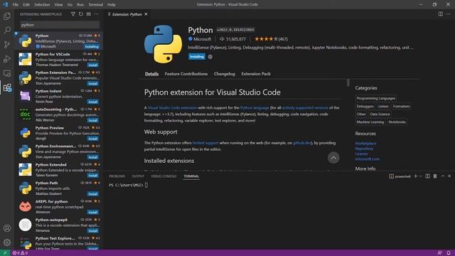 การดาวน์โหลดและติดตั้ง Python ใน Visual Studio Code смотреть онлайн
