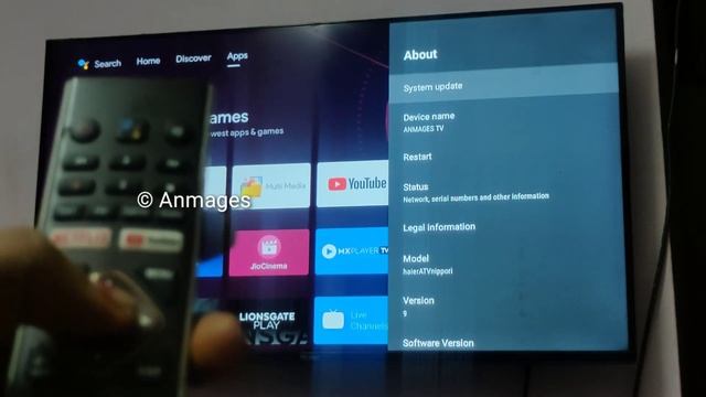 OS update in smart android TV | Check for update in haier smart TV | version 9 смотреть онлайн