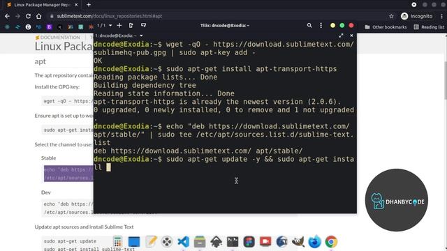 Cara install Sublime Text di Linux Mint | Ubuntu смотреть онлайн