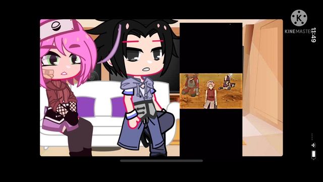 Sasuke and Sakura react|The white and black sisters смотреть онлайн