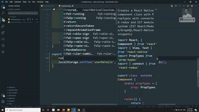 90. Save Token in LocalStorage & autologout user when token is expired in React Redux App - ReactJS смотреть онлайн