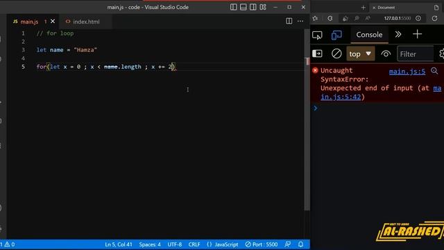 Learn Javascript In Arabic 2023 #16 For Loop смотреть онлайн