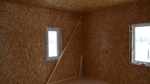 Строительство жилого каркасного дома зимой смотреть онлайн