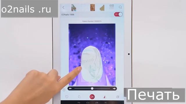 Портативный принтер для ногтей O2Nails V12 купить смотреть онлайн
