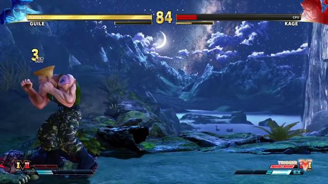 STREET FIGHTER V Champion Edition / GUILE (story) vs KAGE (Asura) / Lv.8 смотреть онлайн