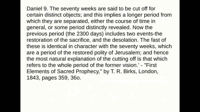 What portion of the 2300 days (years) mentioned in the vision, was allotted to the Jews? смотреть онлайн