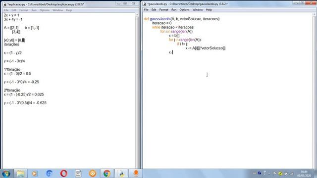 Código Método de Gauss-Jacobi (Python) смотреть онлайн