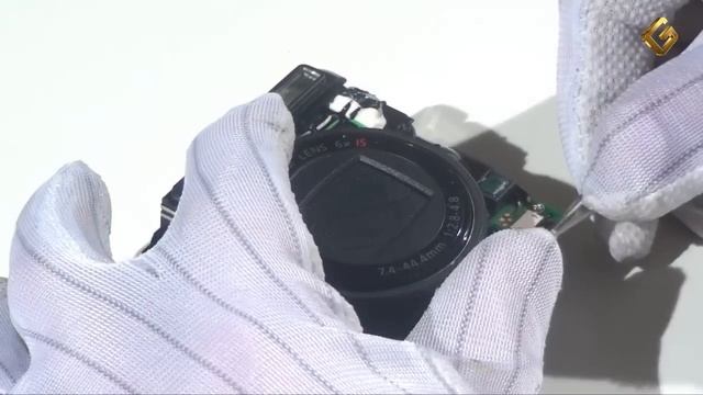 Ремонт фотоаппарата Canon PowerShot G9 - замена вспышки смотреть онлайн