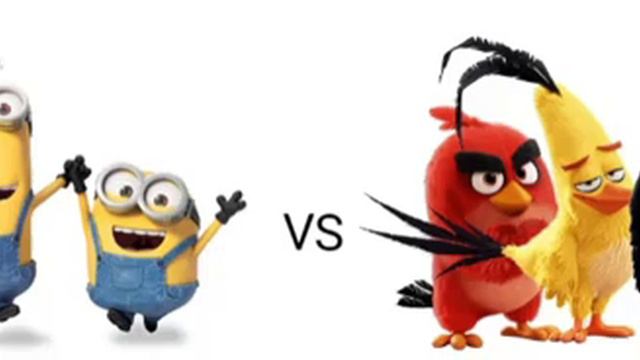 Kevin Stuart And Bob (Minions) VS Red Chuck And Bomb (The Angry Birds Movie) смотреть онлайн