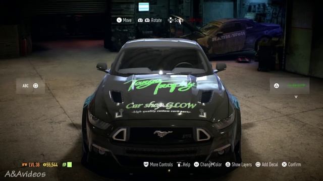 Need For Speed 2015 Customization | FORD Mustang GT RTR | NFS Gameplay смотреть онлайн