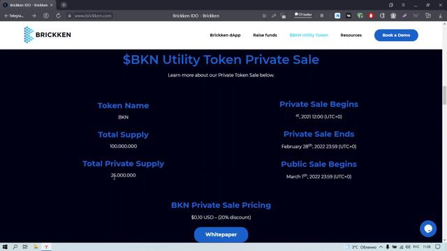 Brickken IDO - Обзор проекта смотреть онлайн