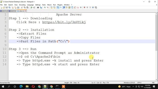 How to Download & Install Apache Server Windows 10 | Apache Server | Windows 10 смотреть онлайн