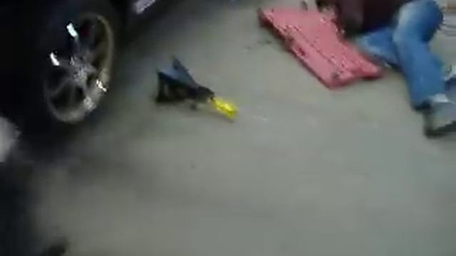 Man crushed by failed Jackstand, onlooker summons superhuman strength to save him смотреть онлайн