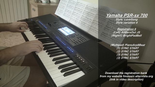 Heaven, Bryan Adams - Ferdinando Montecuollo on Yamaha PSR-sx 700 смотреть онлайн