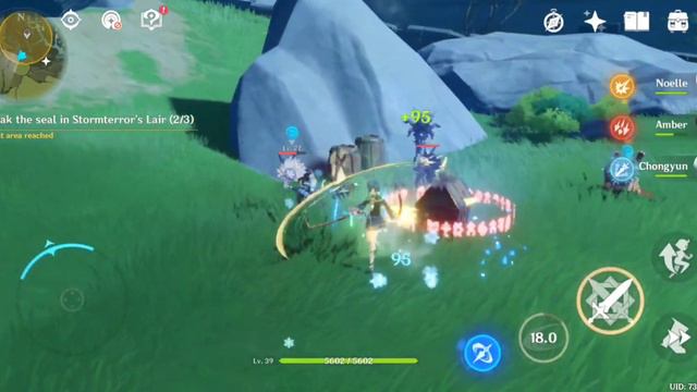 Genshin Impact gameplay on Poco F3 highest graphics 60 fps смотреть онлайн