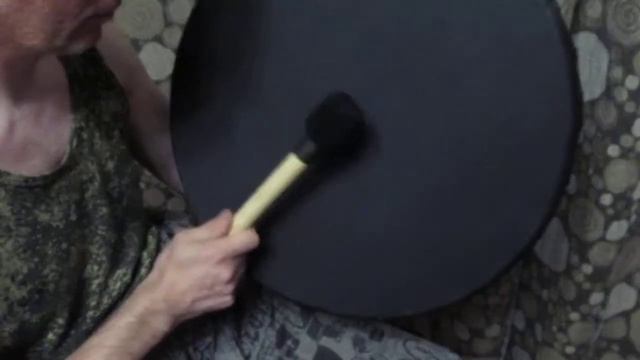 45 см Текстильный бубен. Textile tambourine. смотреть онлайн