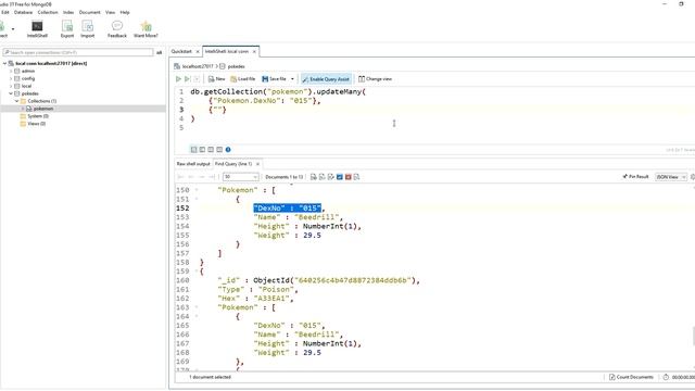Using the Positional Operator ($) in MongoDB to Update Array Elements смотреть онлайн