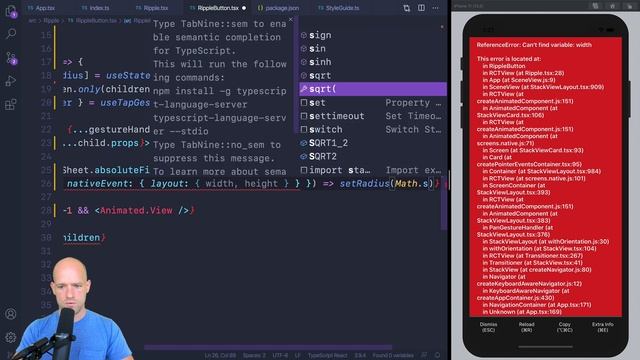 Ripple Effect with React Native смотреть онлайн