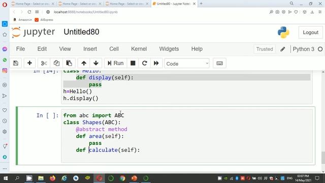 #abstractclasses#python52.Abstract Classes in Python by Bharathi Patnala смотреть онлайн