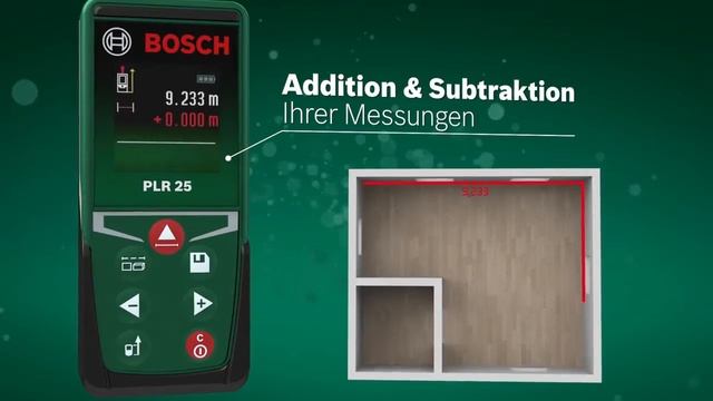 Лазерная рулетка дальномер Bosch PLR 25 New (0603672520) смотреть онлайн