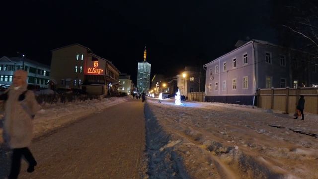 Прогулка по Архангельску. Чумбаровка, Карла Либкнехта, Драмтеатр. 14.12.2021 смотреть онлайн