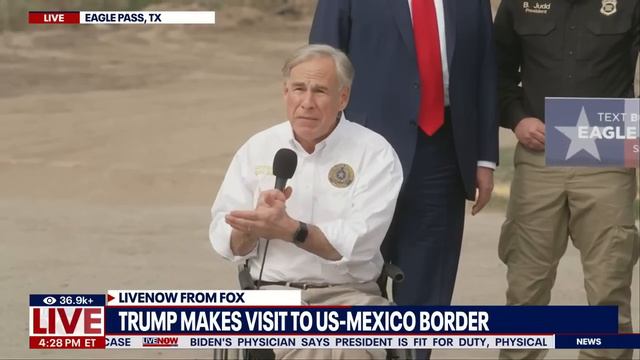 Trump Border Visit: Former President Says He Spoke To Parents Of Laken Riley | LiveNOW From FOX