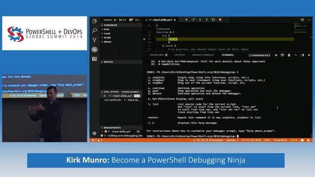 Become a PowerShell Debugging Ninja by Kirk Munro смотреть онлайн