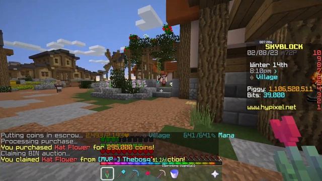 How to Kat Flip and make 30M/HR (Hypixel skyblock) смотреть онлайн