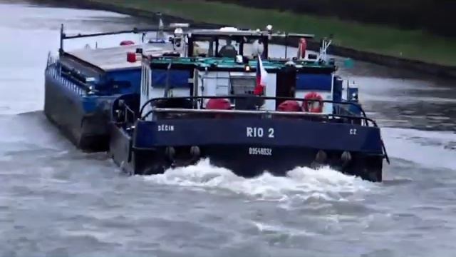 Rio 2 Schubschiff 26.02.2024 Von Algermissen  Vida 10  Rio2 Pushboat.. Traffic On Channel