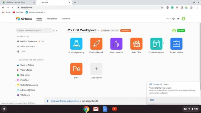 Database assignment 1: Installing AirTable in Google Drive смотреть онлайн