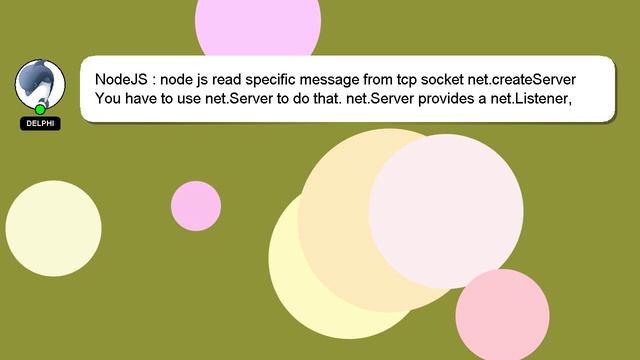 NodeJS : node js read specific message from tcp socket net.createServer смотреть онлайн