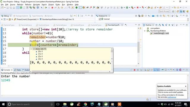 Java Interview Program "Print Star or number according to given input number" in java смотреть онлайн