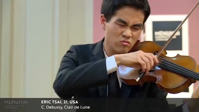 Eric Tsai performs Debussy's Clair de Lune смотреть онлайн