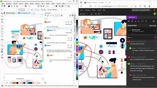 Exklusives CorelDRAW Graphics Suite Update: Verbesserungen in der Online-Zusammenarbeit смотреть онлайн